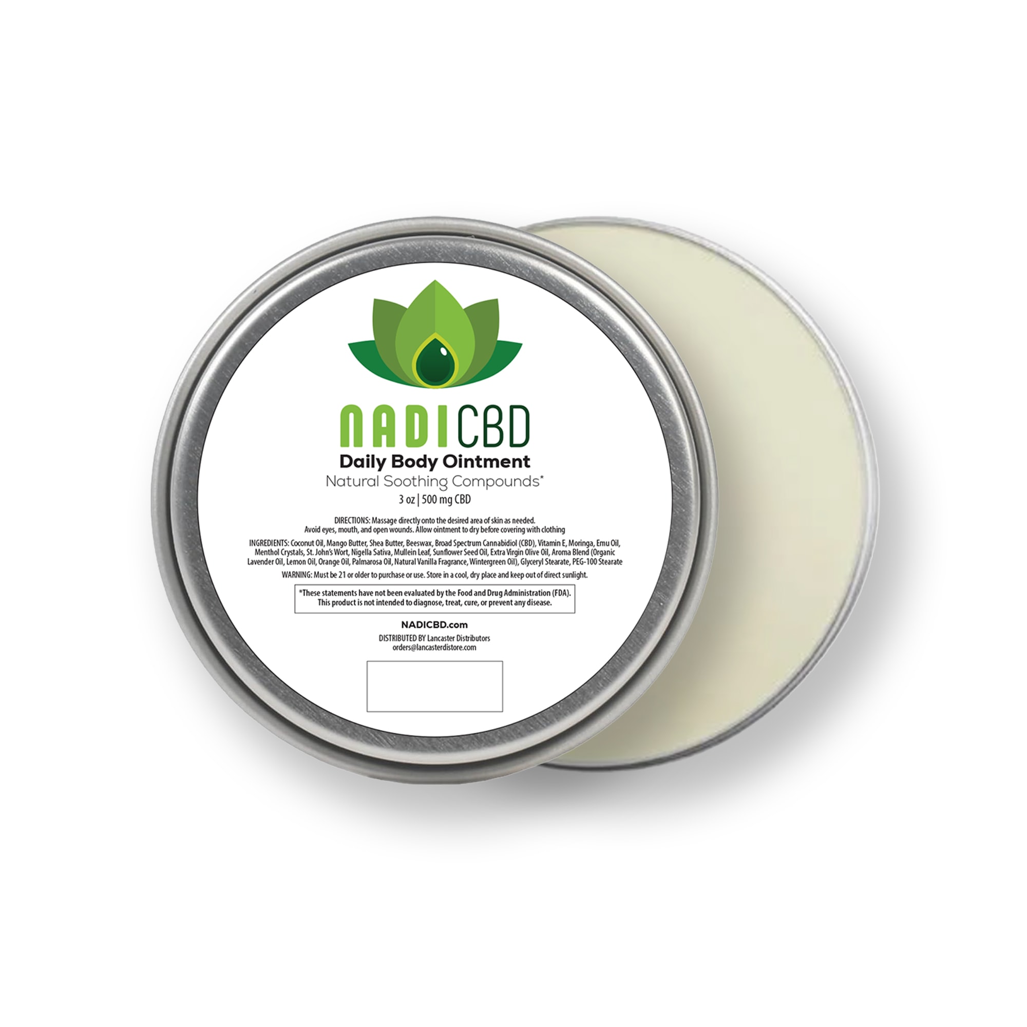 NadiCBD pain ointment